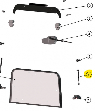 RZR570 DFK GAS SPRING 000867