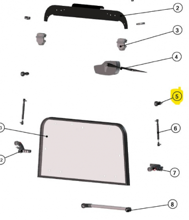 GAS SPRING HOLDER 001693