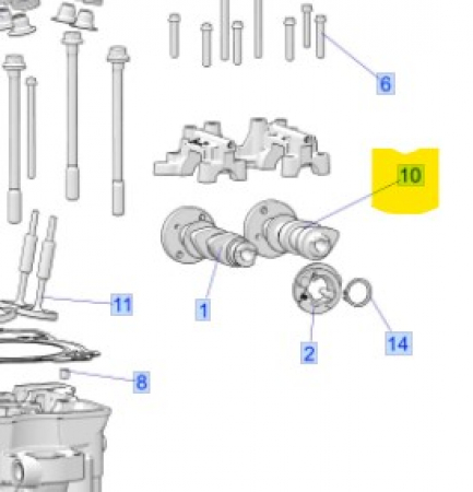 CAMSHAFT-INTAKE MACH 3023626