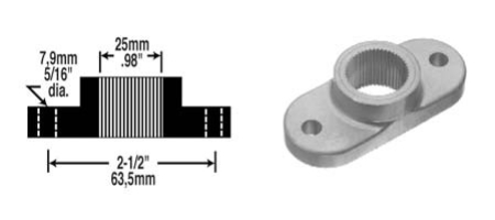 TERÄISTUKKA MTD 25 MM 748-0300 65-221