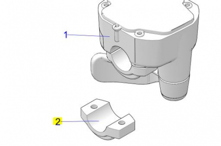 THROTTLE ASSEMBLY CLAMP 2010191