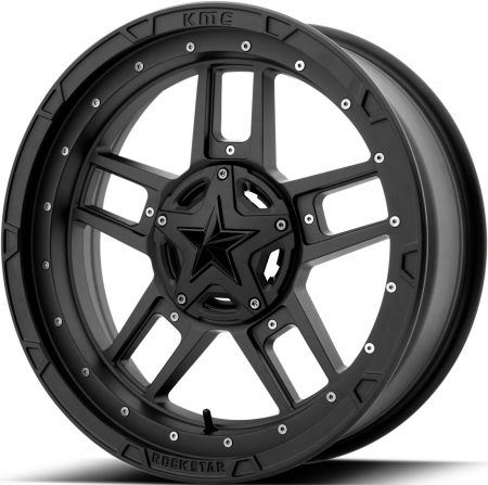 KMC 16X7 4X156 VANNESARJA ROCKSTAR  MATTE BLACK 10024